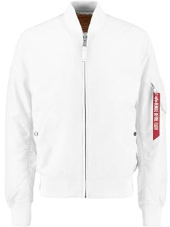 Alpha Industries Herren MA-1 TT, White, L