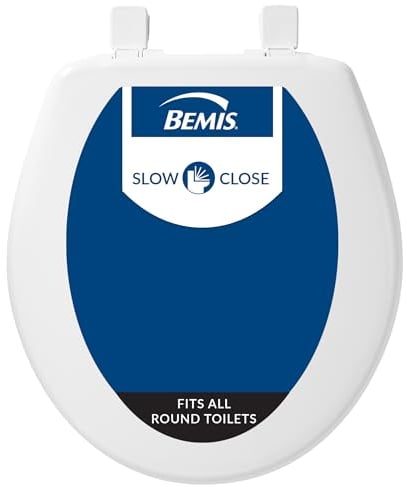 Bemis 730SLEC 000 Toilet Seat, White, 1 Pack Round