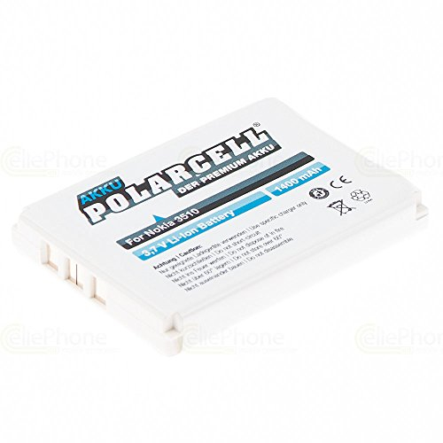 cellePhone Akku Li-Ion kompatibel mit PolarCell Nokia 3510 3410 3510i 3530 6800 6810 (Ersatz für BLC-2 / BLC-1 / BMC-3)