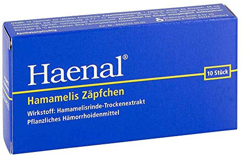 HAENAL Hamamelis Zäpfchen 10 St