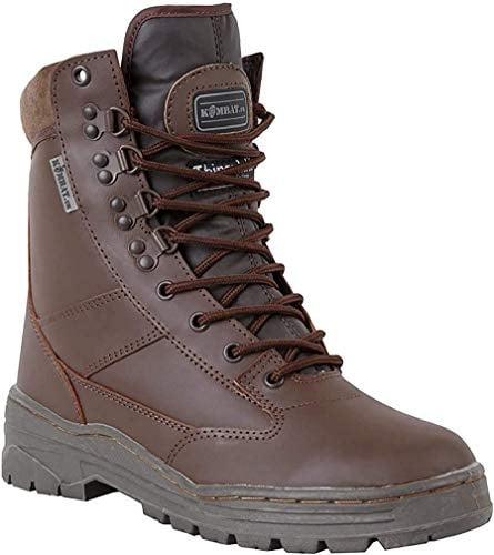 Kombat UK Men's All Leather Patrol Boots
