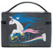 ISAOA Große Make-up-Taschen, magisches Einhorn-Design, wasserdichte Kosmetiktasche, Temperament-Organizer, Aufbewahrungstasche für Frauen und Mädchen