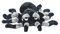 Suki Gifts 14445 Li'l Peepers Tarantel Spinne Sid Kuscheltier, grau