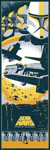 empireposter Star Wars - Episode 2 - Stormtrooper - Türposter Größe 53x158 cm