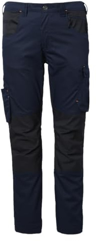 FORSBERG Braxa Arbeitshose mit DuraMotion® Stretchzonen und verstärkten Kniebereich, Farbe:Marineblau, Größe:58