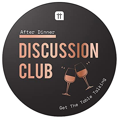 Talking Tables Discussion Club Konversationsspiel mit zum Nachdenken anregenden Fragekarten | Für Nach dem Abendessen, Geschenke für Sie oder Ihn, Stock Filler, Date Night