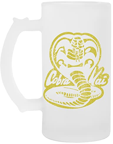 Kobra Kai - Kobra Kai Glas Bier Becher Tasse Glass Beer Mug Cup