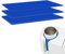 SAVITA 3pcs Sublimation Tumblers Wrap, Silicone Mug Tumbler Wrap Compatible with Cricut Mug Press, Mug Sublimation Wrap for Sublimation Tumblers Mug Heat Press(3 Thickness, Blue)