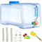Sparkstarses Wasserbehälter mit Hahn, 22L Kunststoff Wasserkanister, Camping Wasserkanister, Wasserbehälter für Küche, RV, Van, Camping, Schule, Krankenhaus, Outdoor, Garten
