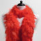 Federboa Feder-Schal, ca. 180 cm Länge Hergestellt aus echten gefärbten Federn - Perfektes Kostüm-Accessoire, Charleston, 20er Jahre, Flapper, Karneval, Mottoparty, Basteln, Deko (Rot)