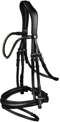 WALDHAUSEN Trensenzaum X-Line Favourite schwarz
