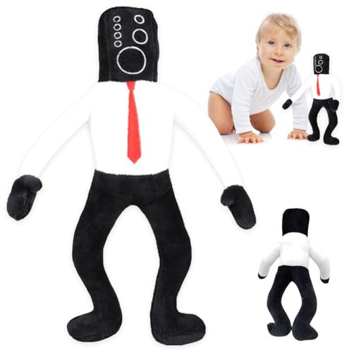 IOSCDH Toi-Let Action Figure Collectible Anime Toy, Ski-Bidi Speaker Man Plush Ski-Bidi-Toi-Let Powerful Speaker Man Figure Horror Game Cartoon Stuffed Animals Plush Doll For Kids Halloween Props (B)