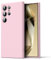 Byvuwiay Cover per Samsung Galaxy S24 Ultra, Morbida Silicone Liquida TPU Protettivo Ultra Slim Custodia Antiurto, Custodia Compatibile con Samsung Galaxy S24 Ultra - Rosa
