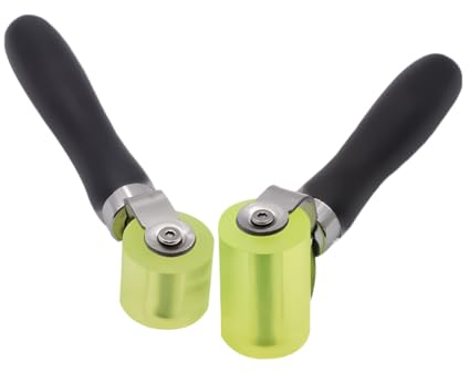 JNNJ 2 Stück Auto Audio Schalldämpfungsrolle, Andrückrolle Andrückwalze Silikon Rolle Hitzebeständig, Roller Für Kantenumleimer Und Zum Verschweißen Von PVC-Planen