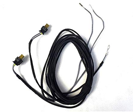 HZ-DESIGN Kabel Kabelbaum zum Nachrüsten für Nebelscheinwerfer NSW kompatibel mit Golf VII 7 GTI GTD