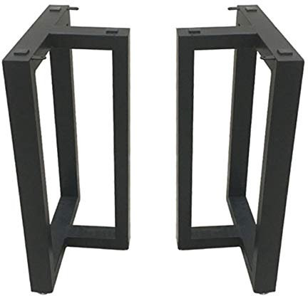 IUokLU Pieds de Table industriels Lourds Pieds de Table de Support Triangulaire DIY Pieds de Table à Manger en Fer forgé Hauteur 68 cm / 27 Pouces Personnalisable