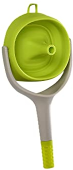 YOUNAFEN Embudo plegable de silicona, embudo retráctil, embudo de silicona para el hogar, embudo de líquido, embudo de aceite, herramienta de cocina, material de silicona, embudo de silicona para