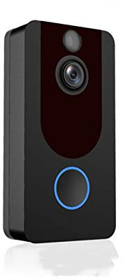 MOMCO Door Bell,V7 HD 1080P Smart WiFi Video Doorbell Camera Visual Intercom IP Door Bell Wireless Security Camera