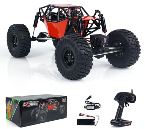 wheelfun RTR RC 1/10 Maßstab Off-Road Truck 4 * 4 Fernsteuerung Rock Crawler Elektrischer Truck