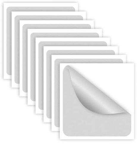 Adesivi anti-collisione per vetro, 8 pezzi da 12 cm, in vinile opaco, anti shock di persone e uccelli, per finestra vetrina (opaco, 12 cm)