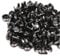 Mcoser 150 Sets Gun Black Leather Rivets 12mm x 10mm Tubular Metal Studs Double Cap Rivet for DIY Leather Craft