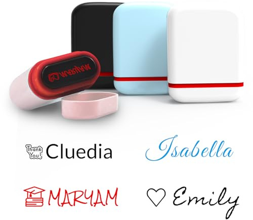 Syntix Custom Name Stamp - Personalized Signature Stamps for Business Work