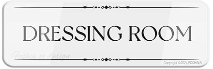 Acrylic Sign - Acrylic Sign Dressing Room Wall Or Door Signlong Lasting With Double Sided Tape In The Back - 8x3 inch