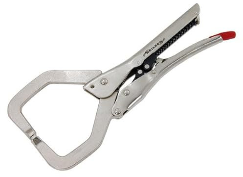 Neilsen CT6100 11 Self-Adjusting Locking C-Clamp - Adjustable Jaw for Secure Grip, Zinc-Plated Steel for Longer Durability