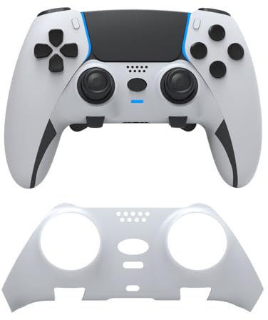 Custodia decorativa per controller PS5 Edge Cover decorativa per accessori PS5 (Bianco)