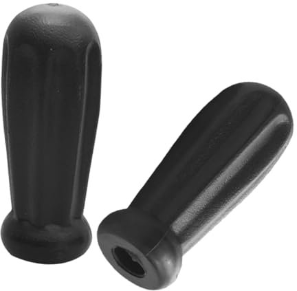 SOPOTUTU 2stücke Octagonale Kunststoff Tischkicker Griffe Ergonomische Foosball Griff Aufsätze Robuste Ersatzteile Für Standard Tischfußball Komfortabler Halt Einfache Montage Und Langlebig