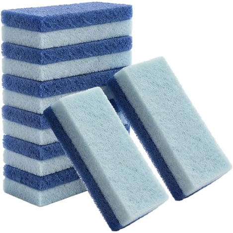 8 Pcs Pumice Stone for Foot, Double Sided Foot Sponge and Scrubber, Exfoliating Rock Pumice Stone for Smooth Feet and Heels Callus Removal and Dead Skins(Blue)