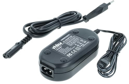 vhbw Netzteil kompatibel mit Panasonic HDC-HS100 | HDC-HS20, HDC-HS200, HDC-HM200, HDC-HM300, HDC-HM700 Kamera, Digitalkamera, DSLR, 2m