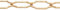 pewag 89546 Zier- und Lampenkette Kathedral, 3x39, messingfarben