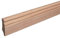 Sockelleiste Massiv Holz Eiche roh geschliffen Hamburger Berliner Profil 60mm