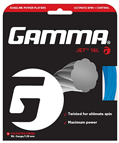 Gamma Jet Saitenset 12,2m-Blau Tennissaite, 1.23