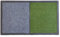 koko doormats Felpudo de Entrada con Secciones de Desinfección y Secado | Alfombra Limpia Zapatos Desinfectante | Goma, 49x82x0.8 cm