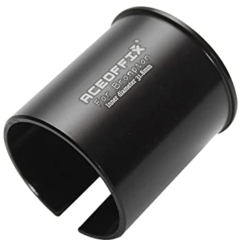 Aceoffix Fahrradsattelstütze, leicht, Legierung, Unterlegscheibe für Brompton, Sattelstützenadapter, Reduzierhülse Durchmesser 34,9 / 31,8 (Legierung)