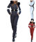 SGSD Skianzug Damen Einteiliger-Winter Warme Schnee Skifahren SäTze Outdoor-Waterproof-Jumpsuit-Langer Overall Mit Kapuze-Snowboard Skisuit-SkianzüGe Verdicken Schneeanzug Ski Suit, Weiß, M