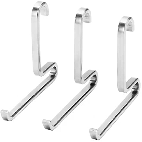 KUNGSFORS Haken Küche Edelstahl (3 Stück)