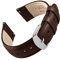 Archer Watch Straps - Uhrenarmbänder mit Schnellverschluss aus Hochwertigem Genarbtem Leder (Dunkle Kastanie/abgestimmtes Garn, 18mm)