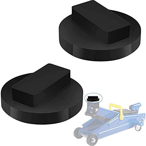 HREDZEO Wagenheber Gummiauflage,2 Pcs Gummiauflage Wagenheber Gummi-Polster Auflage Gummi Jack Pad Ideal für Auto Tuning