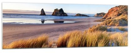 Bilder auf Glas 160x50cm Wandbild Glasdruck Landschaften Maritim - 5880