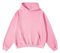 Hatant Felpe con cappuccio da uomo in pile pesante felpe da uomo lavaggio acido felpa atletica oversize pullover abbinato per coppie, Rosa, Medium