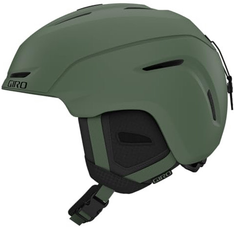 Giro Herren Ski Neo Skihelm-Snowboardhelm, Damen und Jugend-Hedge Green S (52-55,5cm), Mattes Heckengrün, Small
