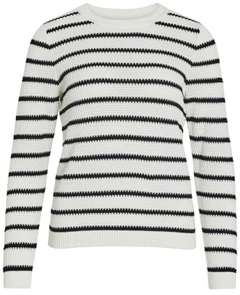 VIDALO O-Neck L/S Stripe Knit TOP- NOOS