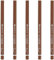 essence micro precise eyebrow pencil, Nr. 06, Rot, langanhaltend, definierend, natürlich, vegan, ohne Mikroplastikpartikel, ohne Parabene, 5er Pack (5x0.05g)