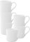 Villeroy & Boch Modern Grace Mokka-/Espressotassen 6er Set, 80 ml, Gerade Tassen in klassischem Weiß, Premium Bone Porzellan