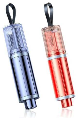 QOMJUFA 2pcs Martillo De Emergencia Coche, 2 En 1 Martillo De Seguridad para Coche, Rompe Cristales Y Cinturones, Multifunción Martillos De Emergencia, para Coches, Autobuses Y Otros Vehículos