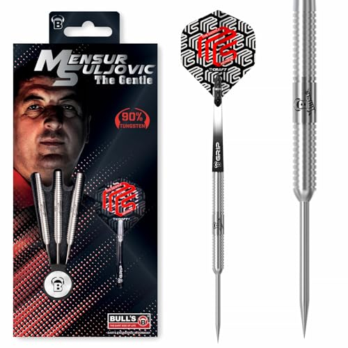 Bull's Mensur Suljovic Dart, Silber, 21 g