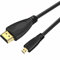pjp electronics 3M (10 feet) Micro Hdmi to hdmi Cable Gold Connectors HDMI to MICRO HDMI Cable - Type D to Type A - 1080p Full HD 1.4V